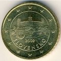 Словакия 50 евроцентов 2009 год - Братиславский замок
