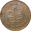 ФРГ 10 пфеннигов 1972 год (G)