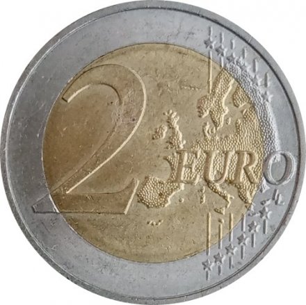 Германия 2 евро 2008 год - Орёл (J)