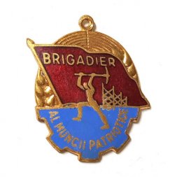 Значок Brigadier. Al Muncii Patriotice. Румыния, тяжелый (без колодки)