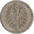Германия 10 пфеннигов 1875 год (A)