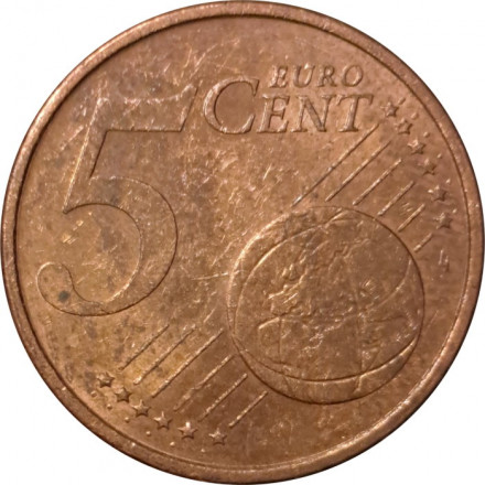Германия 5 евроцентов 2009 год (F)
