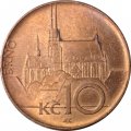 Чехия 10 крон 2017 год