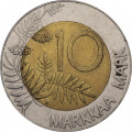 Финляндия 10 марок 1993 год - Глухарь
