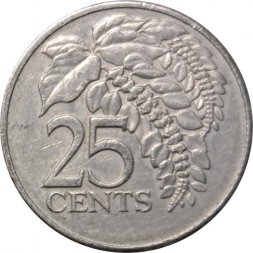 Тринидад и Тобаго 25 центов 2004 год