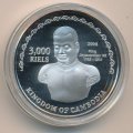 Камбоджа 3000 риель 2004 год