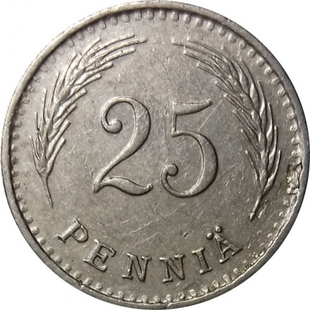 Финляндия 25 пенни 1940 год (медно-никелевый сплав)