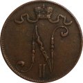 Финляндия 5 пенни 1915 год - VF