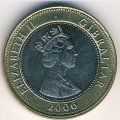 Гибралтар 2 фунта 2006 год