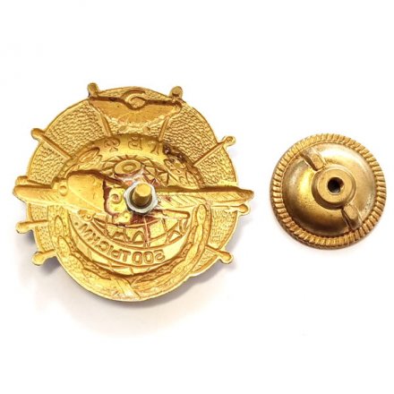 Знак ГВФ &quot;За налет 500 тыс. км&quot; (бронза) копия