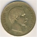 Франция 100 франков 1857 год