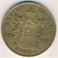 Франция 100 франков 1857 год