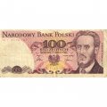 Польша 100 злотых 1986 год - Революционер Людвик Варынский - F