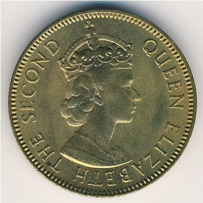 Ямайка 1/2 пенни 1955 год