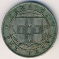 Ямайка 1 пенни 1909 год