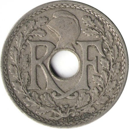 Франция 25 сантимов 1930 год