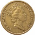 Австралия 2 доллара 1988 год - Абориген (алюминий-бронза)