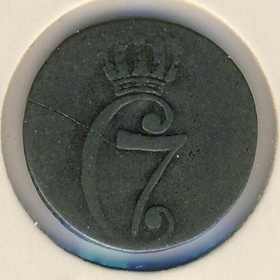 Дания 1 скиллинг 1779 год