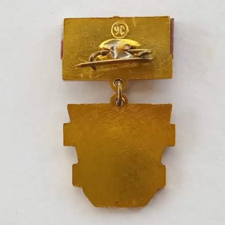 Значок 40 лет НТМК (камень)