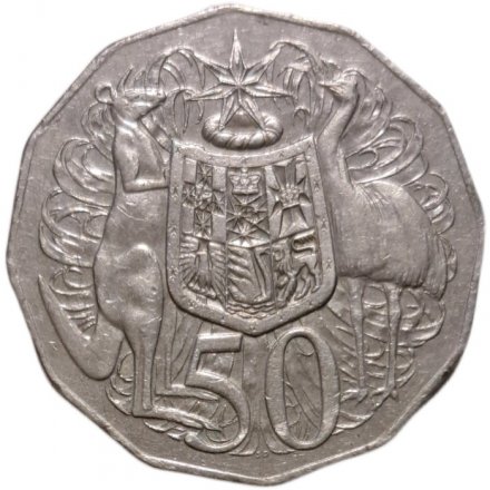 Австралия 50 центов 2004 год - Герб