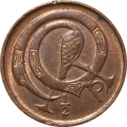 Ирландия 1/2 пенни 1978 год