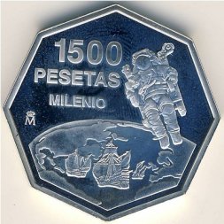 Испания 1500 песет 1999 год
