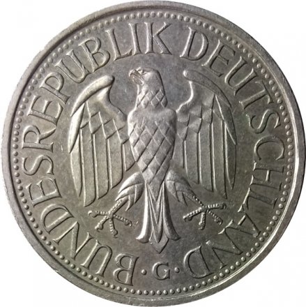 ФРГ 1 марка 1991 год (G)