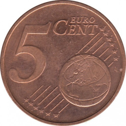 Австрия 5 евроцентов 2004 год