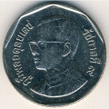 Таиланд 5 бат 2008 год (Старый аверс, толщина 2,2 мм)