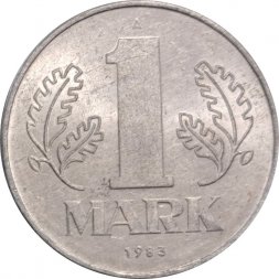 ГДР 1 марка 1983 год 