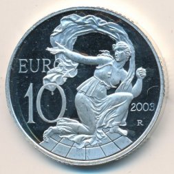 Италия 10 евро 2003 год