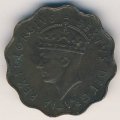 Кипр 1/2 пиастра 1949 год