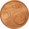 Латвия 5 евроцентов 2014 год