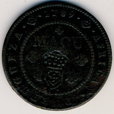 Ангола 1 макута 1789 год