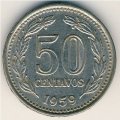 Аргентина 50 сентаво 1959 год