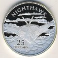 Соломоновы острова 25 долларов 2003 год - Самолёты. Lockheed F-117 Nighthawk