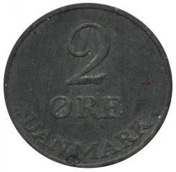Дания 2 эре 1950 год