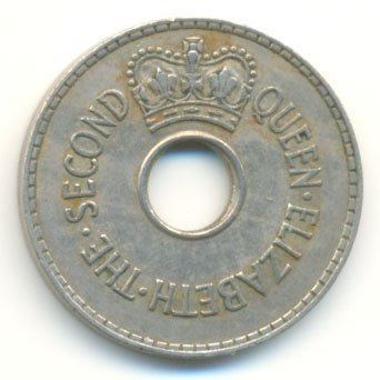 Фиджи 1 пенни 1956 год
