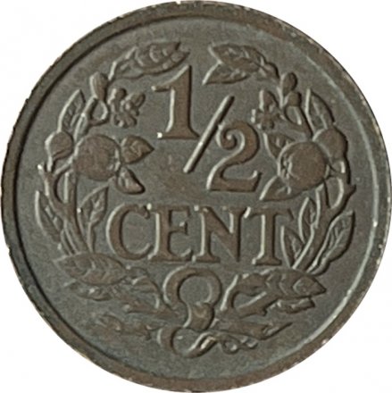 Нидерланды 1/2 цента 1934 год