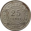 Белиз 25 центов 1976 год