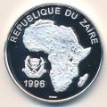 Заир 500 новых заиров 1996 год - Дикая природа Африки. Леопард