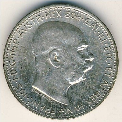 Австрия 1 крона 1912 год