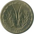 Западная Африка 5 франков 1979 год