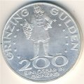 Австрия 200 шиллингов 1989 год