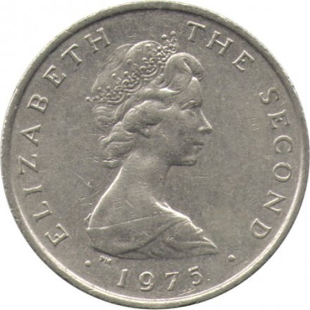 Остров Мэн 5 новых пенсов 1975 год - Замок