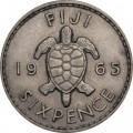 Фиджи 6 пенсов 1965 год