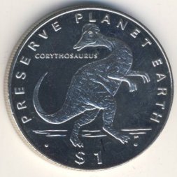 Либерия 1 доллар 1993 год