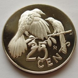 Виргинские острова 25 центов 1976 Птицы