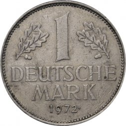ФРГ 1 марка 1972 год (J)