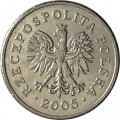 Польша 10 грошей 2005 год
